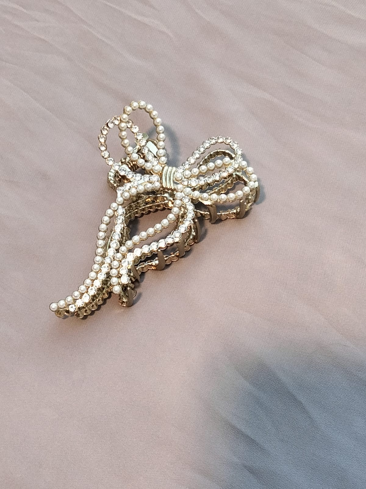 Metal Bow Hair Claw Clip