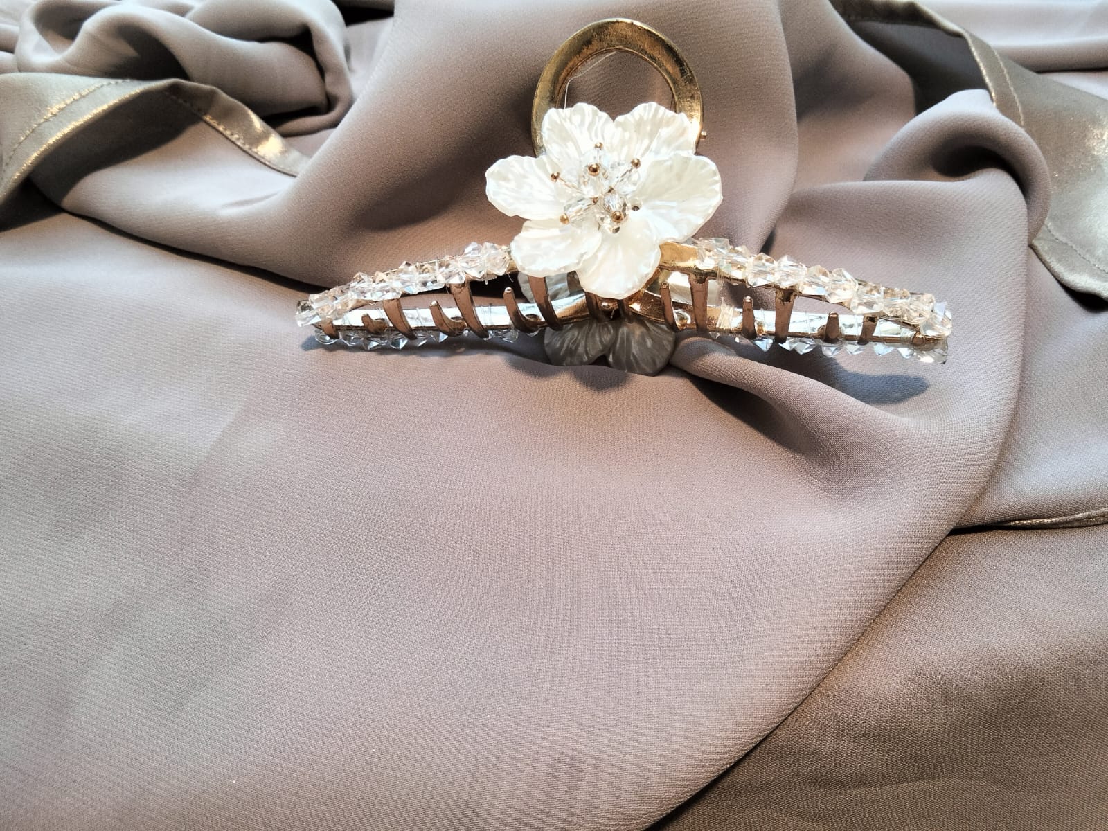 Floral Metal Clip