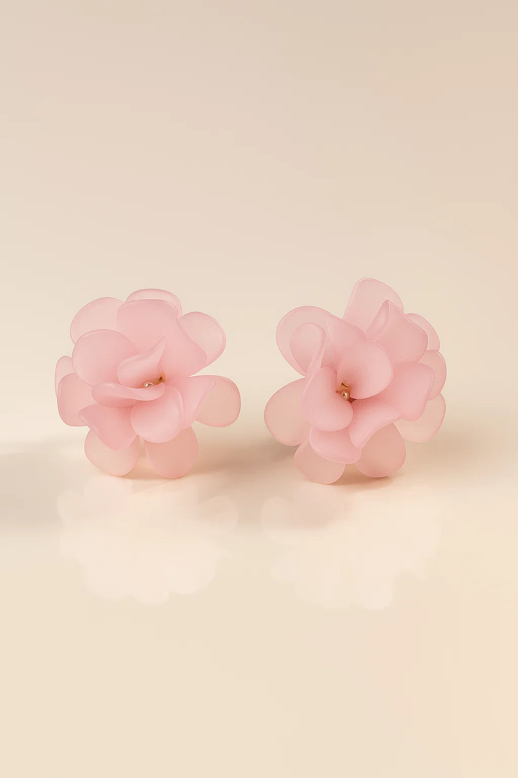 Sheer Flower Earrings