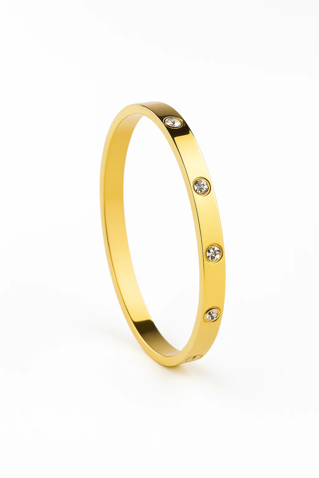 Gold-toned metallic bracelet