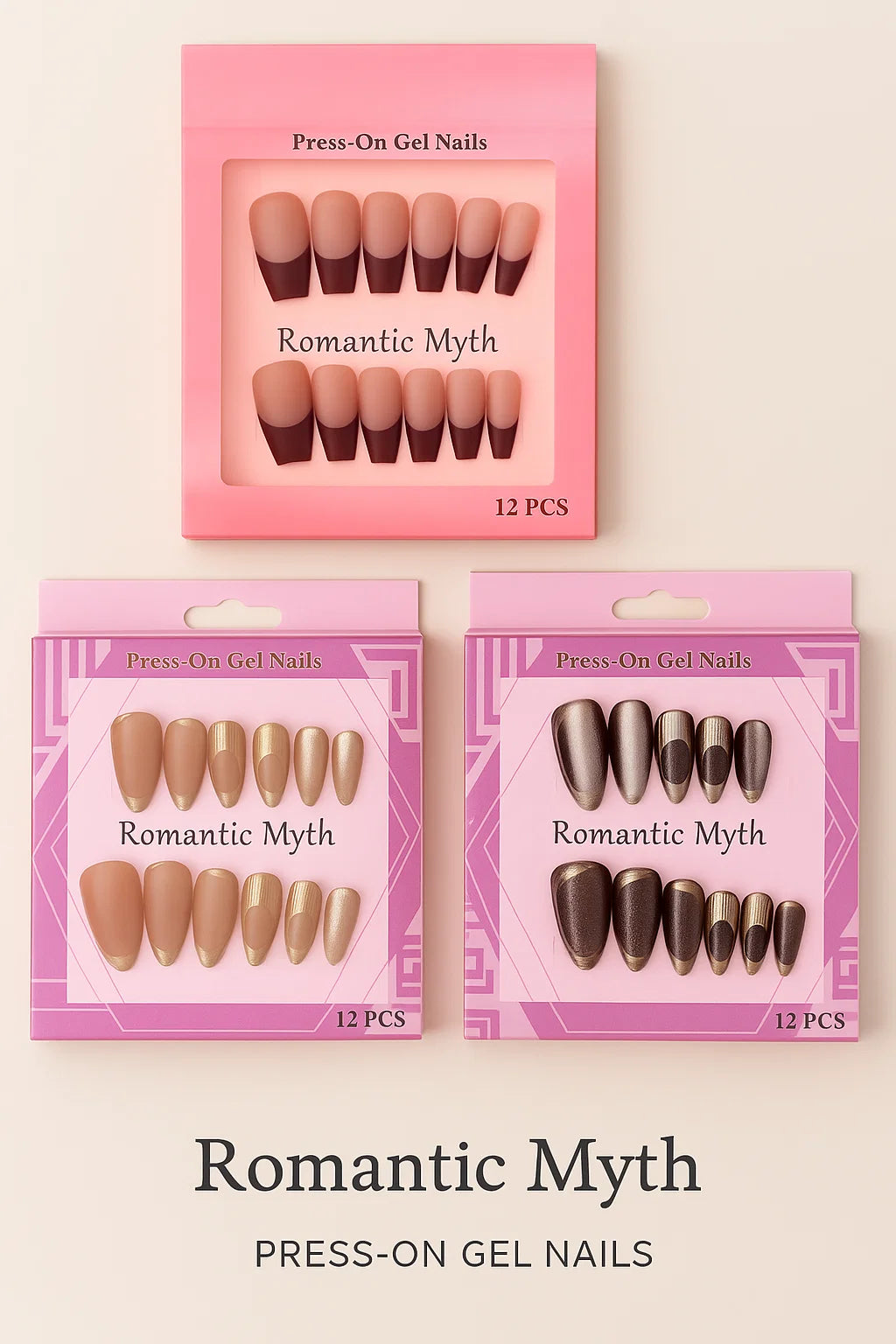Press on gel-nails